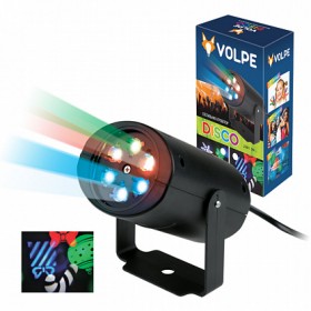 ULI-Q306 Светодиодный светильник-проектор 4W/RGB BLACK XMAS