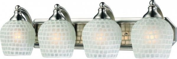 570-4N-WHT N-Light Настенный мозаичный светильник ручной работы