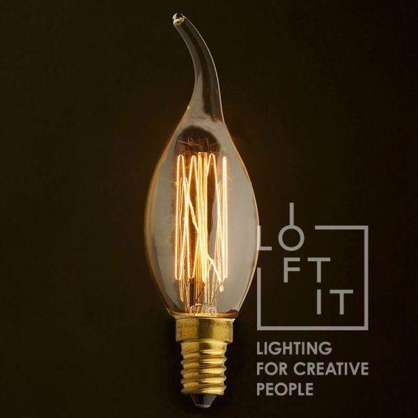 3540-GL LOFT IT Лампа свеча на ветру Ретро