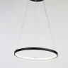 1764-4P Favourite черный подвесной светодиодный светильник Кольцо Giro, 22W, 4000K, 990Lm, диаметр 40см