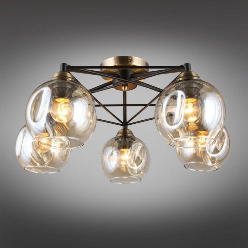 OML-93507-05 OMNILUX современная потолочная люстра TUENNO, диаметр 56см