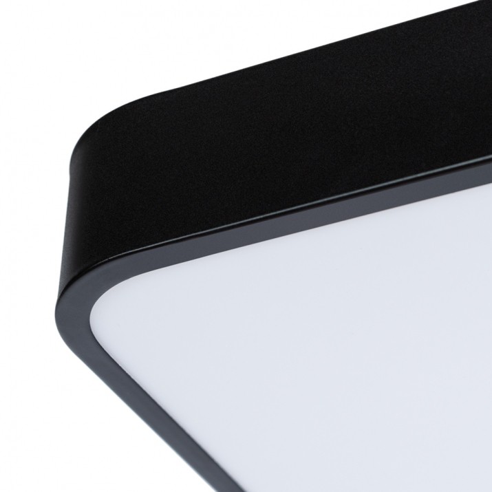 A2663PL-1BK Arte Lamp Scena черный накладной LED светильник с пультом 40х40см, 55W, 4200Lm