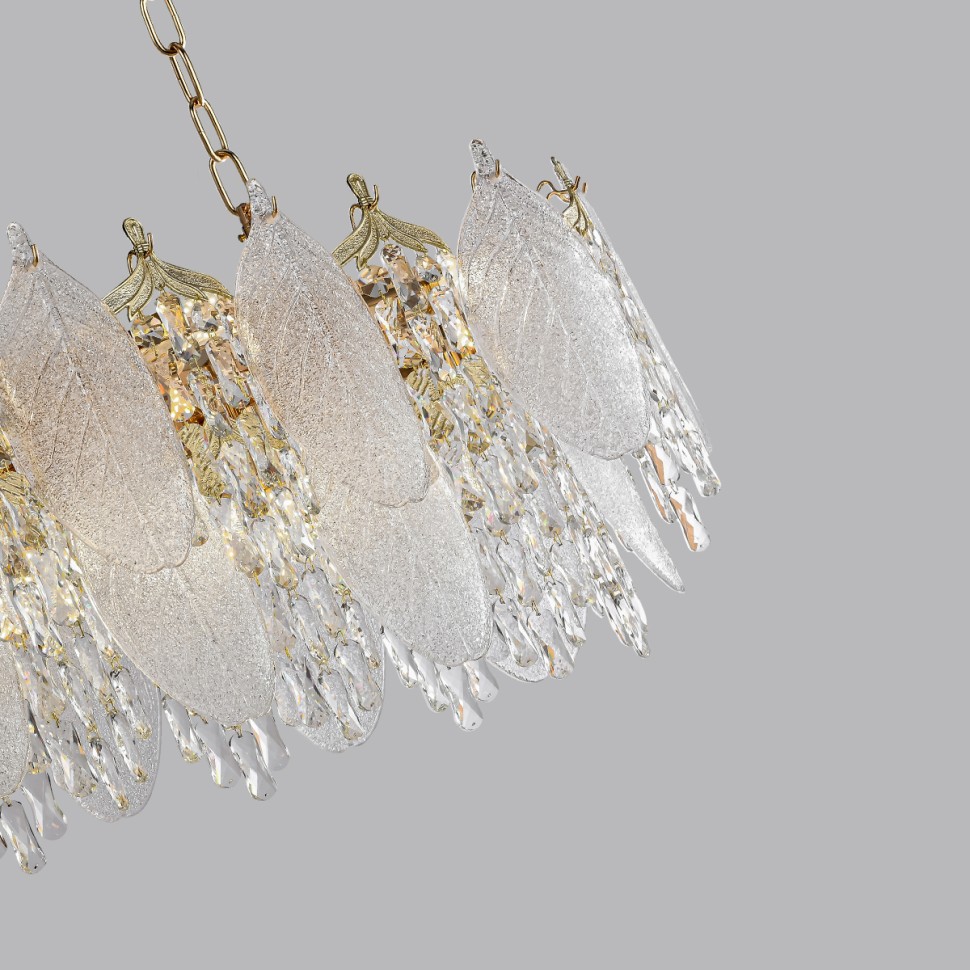 5049/14 Odeon Light подвесная люстра TEARS, E14*14*40W, хрусталь, золото