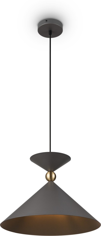 FR5392PL-01GR1 FREYA подвесной светильник Moth серый 350мм