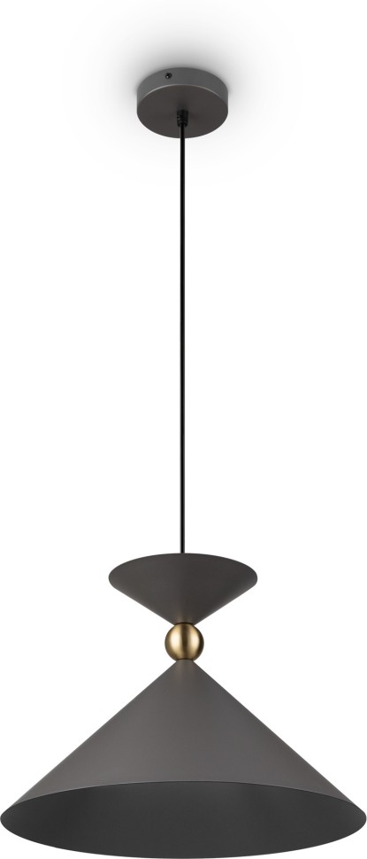 FR5392PL-01GR1 FREYA подвесной светильник Moth серый 350мм