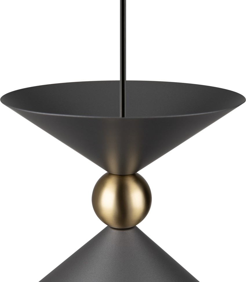 FR5392PL-01GR1 FREYA подвесной светильник Moth серый 350мм