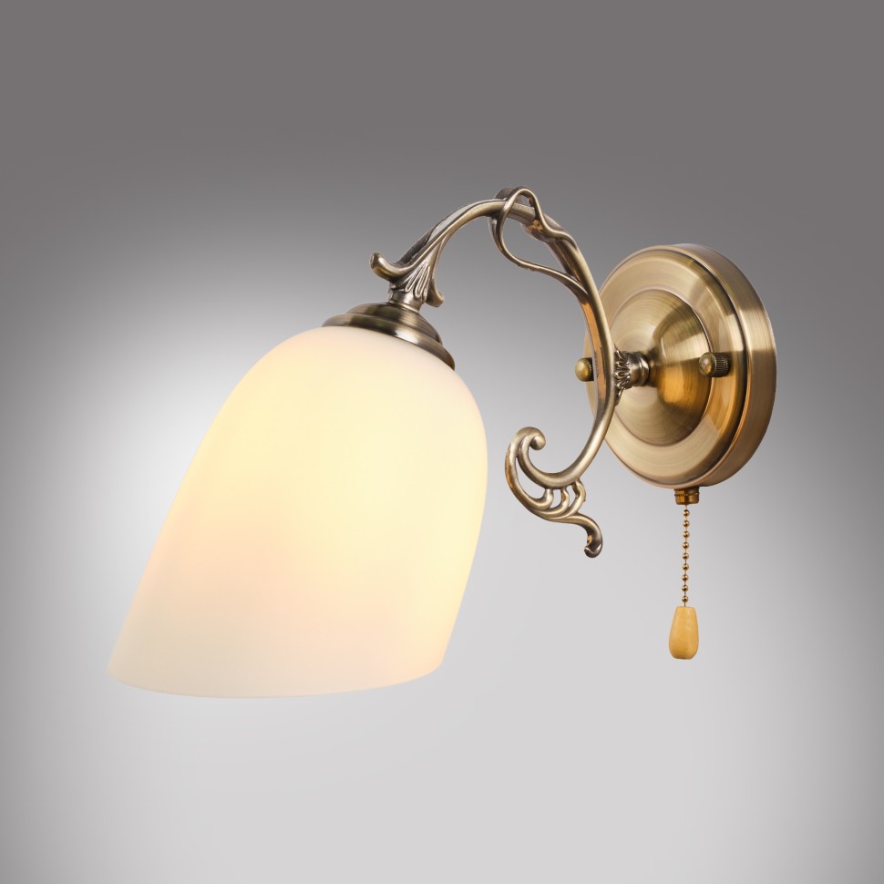 MR1520-1W MyFar бра с выключателем, бронза