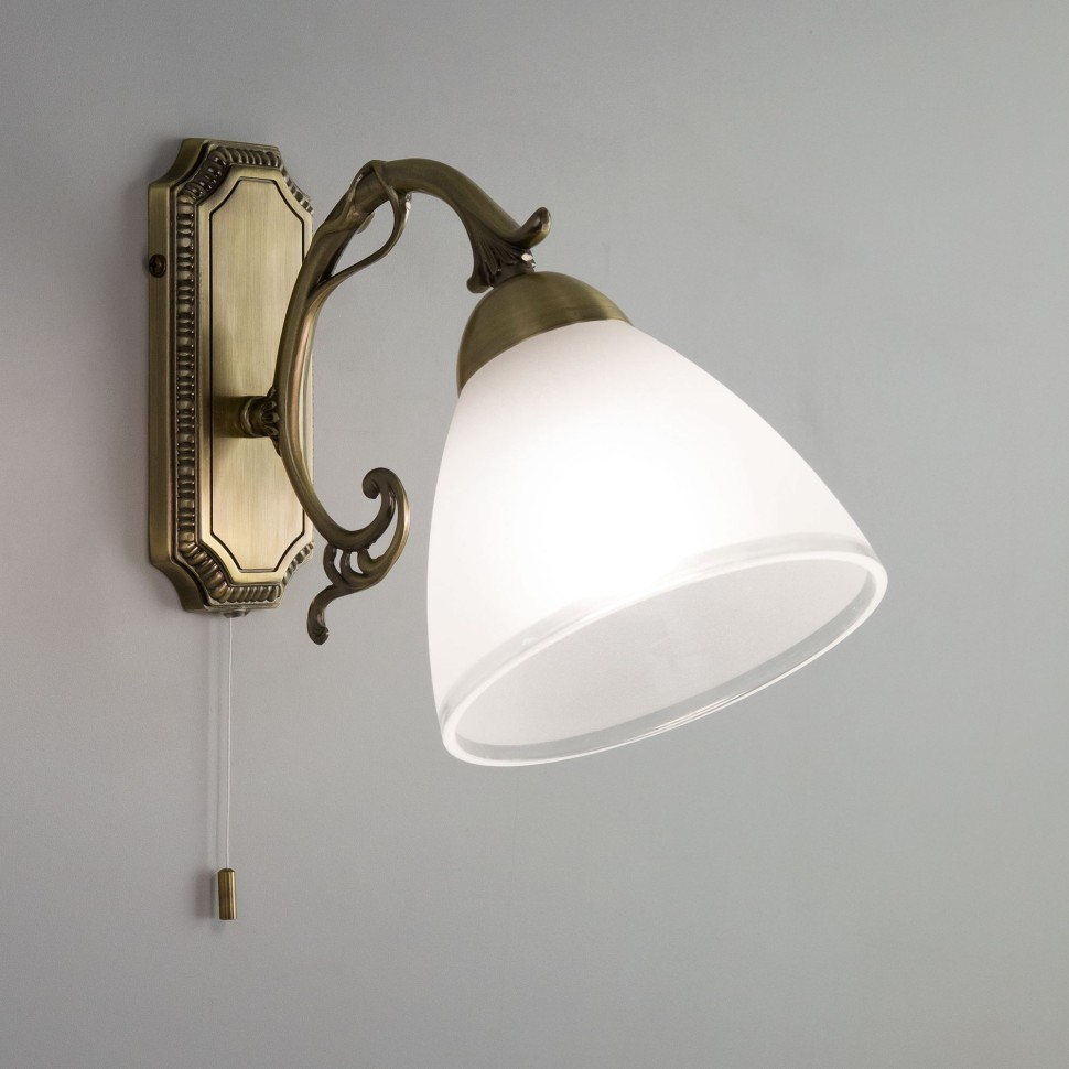 CL413411 CITILUX бра с выключателем Латур, бронза, E27*1*75W