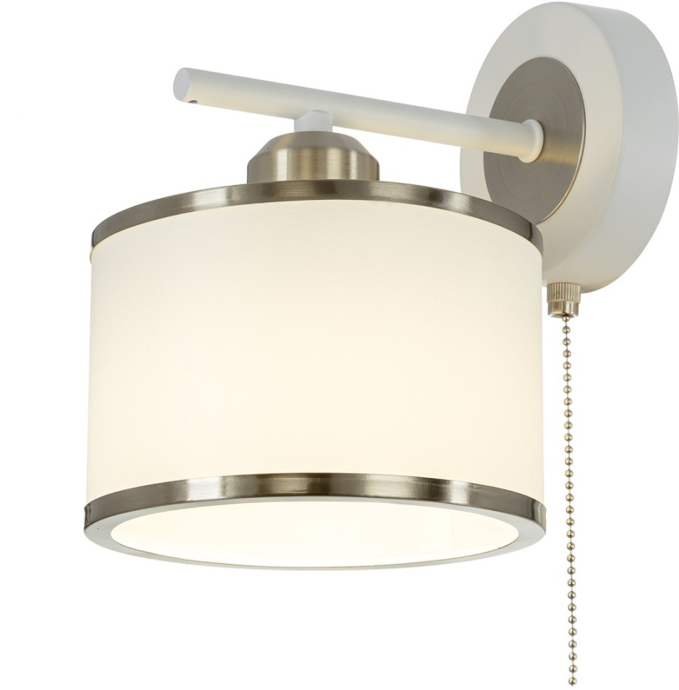 CL421412 CITILUX Бра ALTON, белый+хром, с выключателем