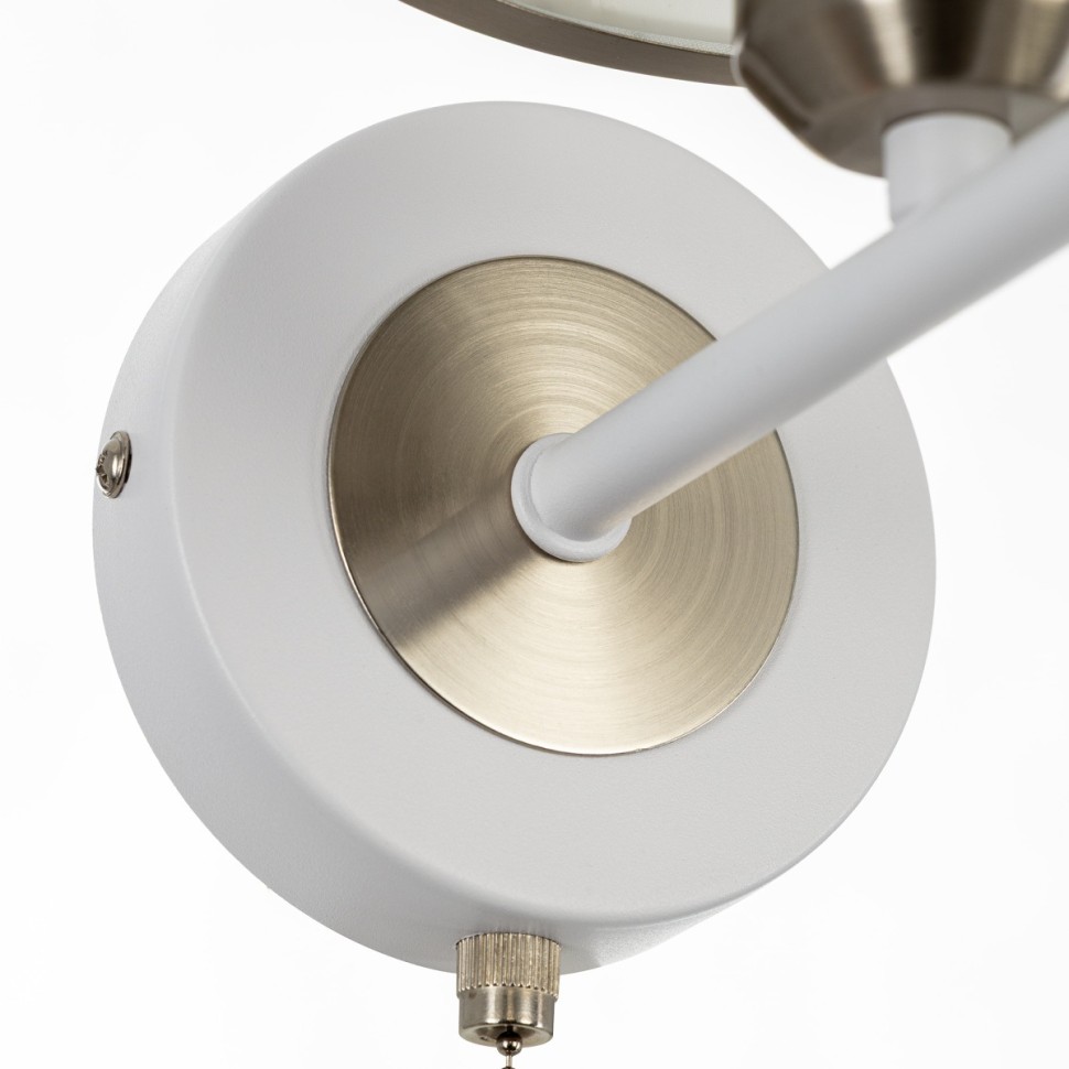 CL421412 CITILUX Бра ALTON, белый+хром, с выключателем