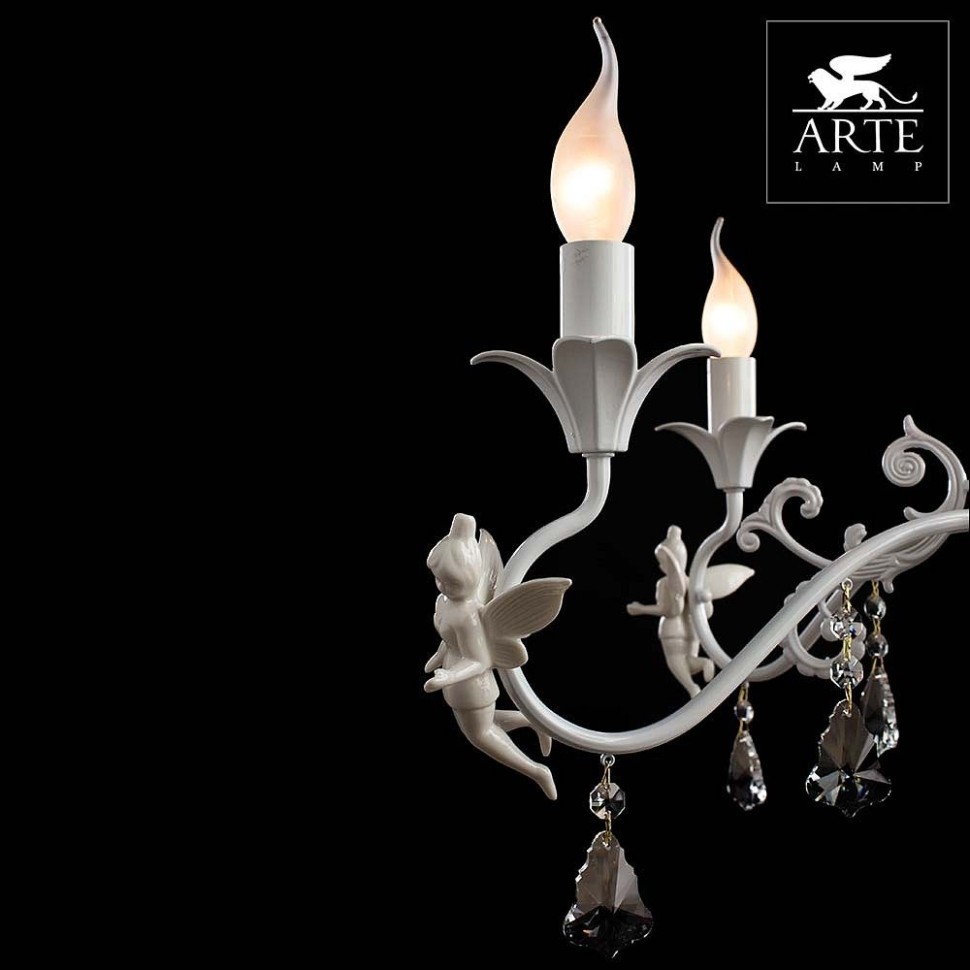A5349LM-5WH Arte Lamp Подвесная люстра с "Феями" Angelina, 62см диаметр