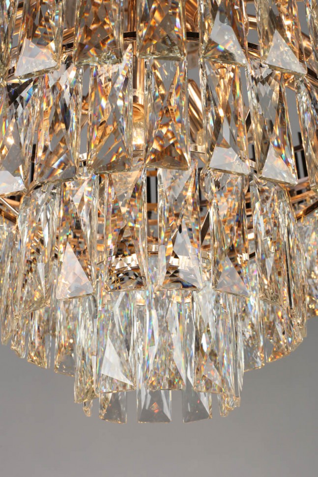 OML-81803-24 Omnilux Certaldo большая подвесная хрустальная люстра, 80см диаметр, E14*24*40W