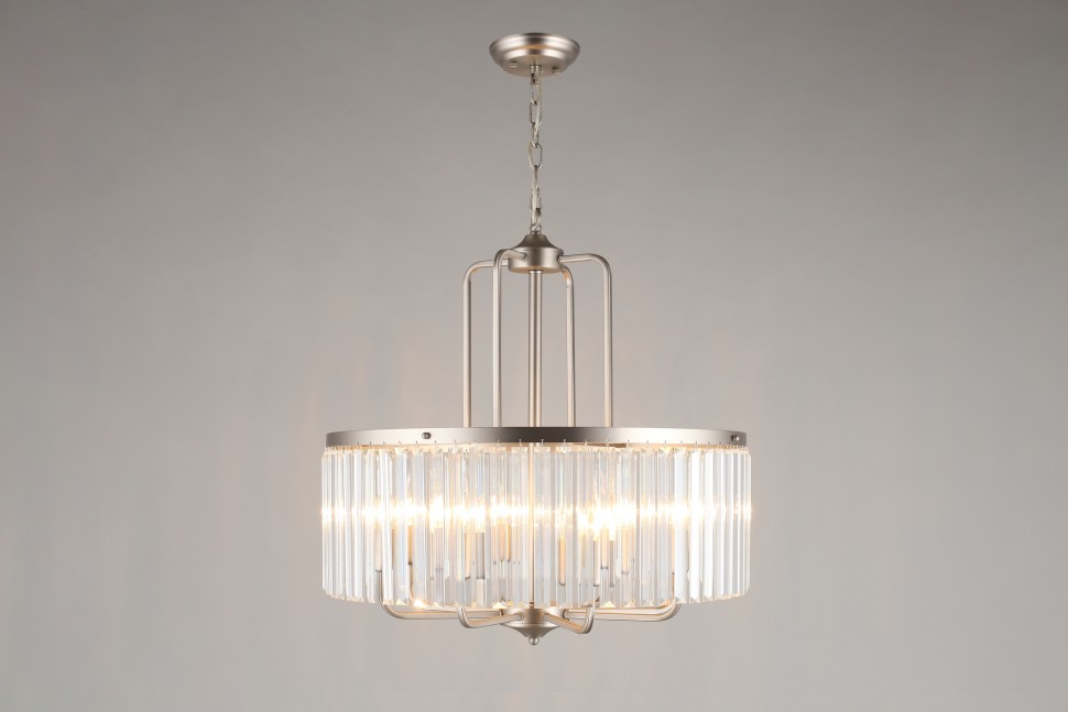 OML-66013-08 OMNILUX подвесная люстра Borno, никель