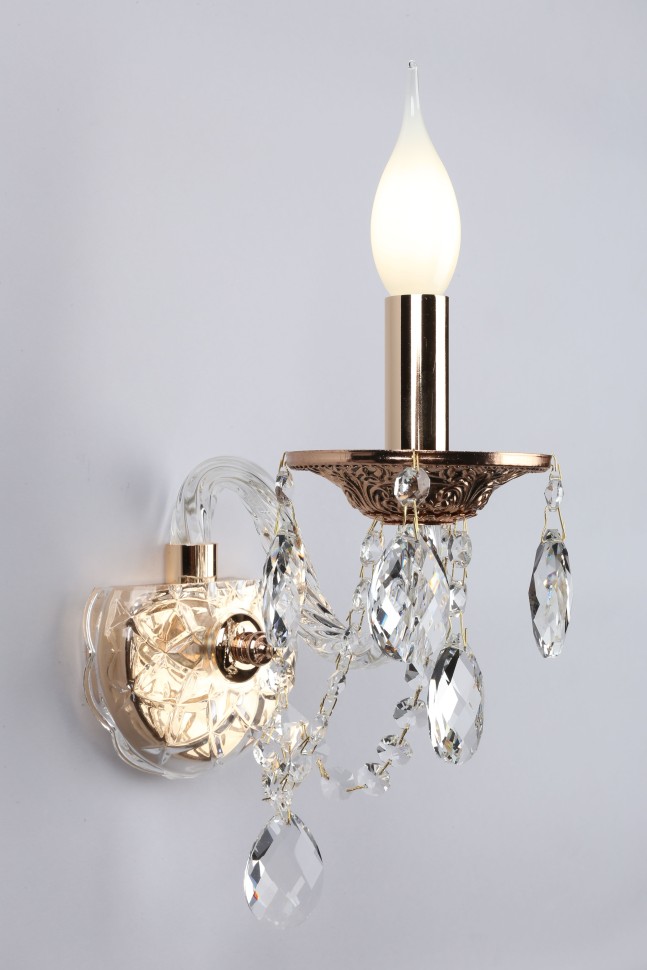 OML-74801-01 OMNILUX бра Gadoni, золото и хрусталь