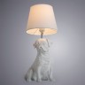 A1512LT-1WH ARTE LAMP Bobby белая настольная лампа Собака