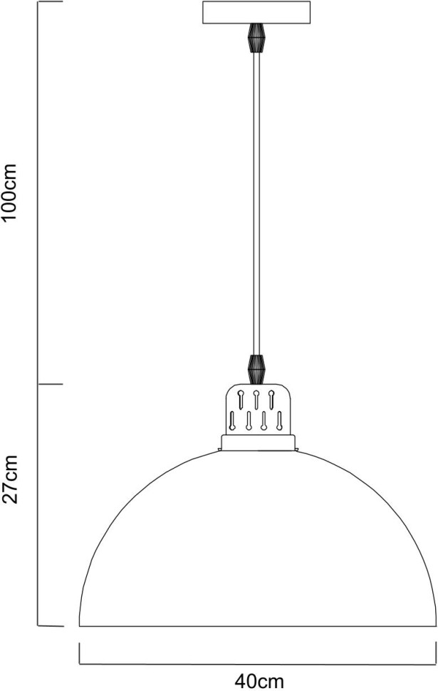A4249SP-1BK Arte Lamp Подвесной черный светильник Eurica 40см