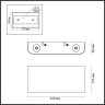 7106/4WL ODEON LIGHT MAGNUM Настенный светильник, никель, IP20, LED 4W, 3000K, 220V