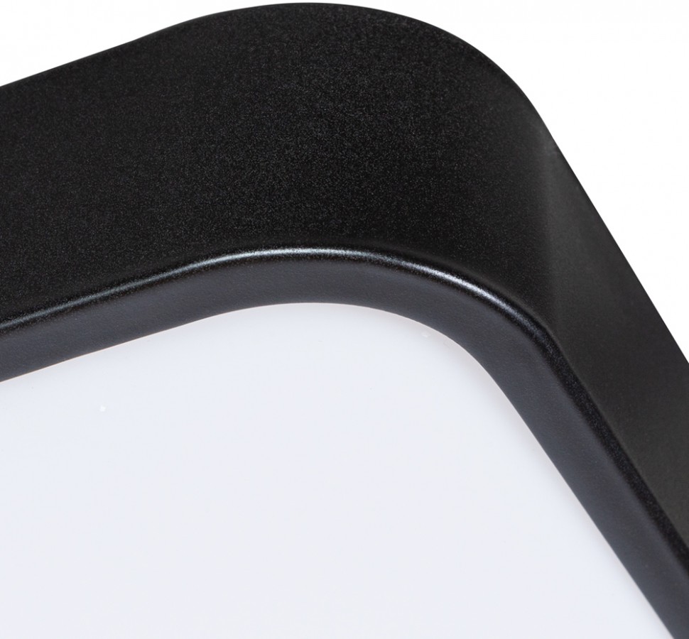 A2669PL-1BK Arte Lamp Scena черный накладной LED светильник с пультом 60х60см, 100W, 10000Lm