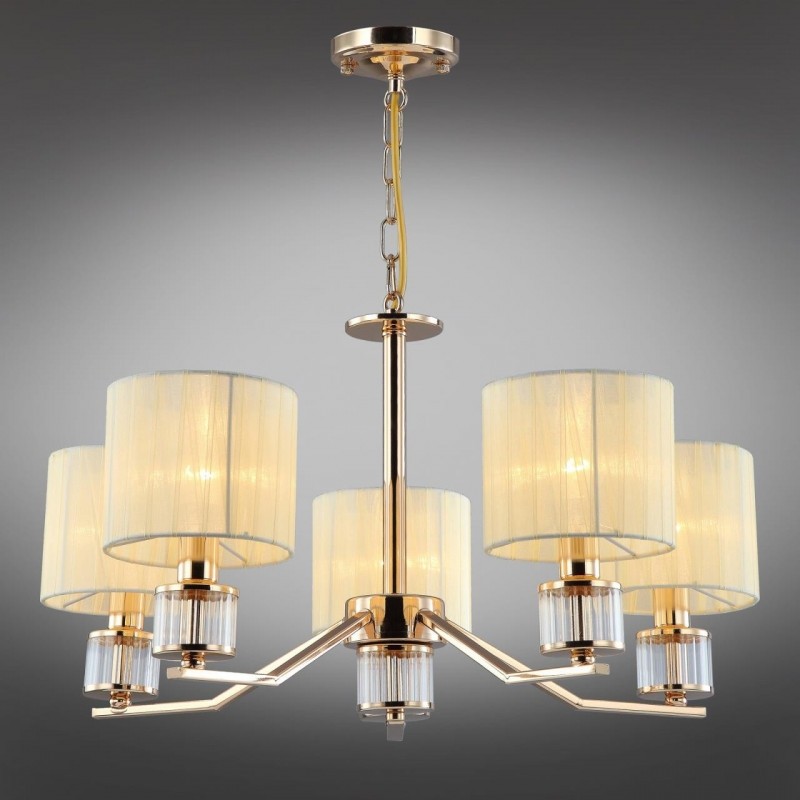 OML-66413-05 OMNILUX подвесная люстра Grandate, золото