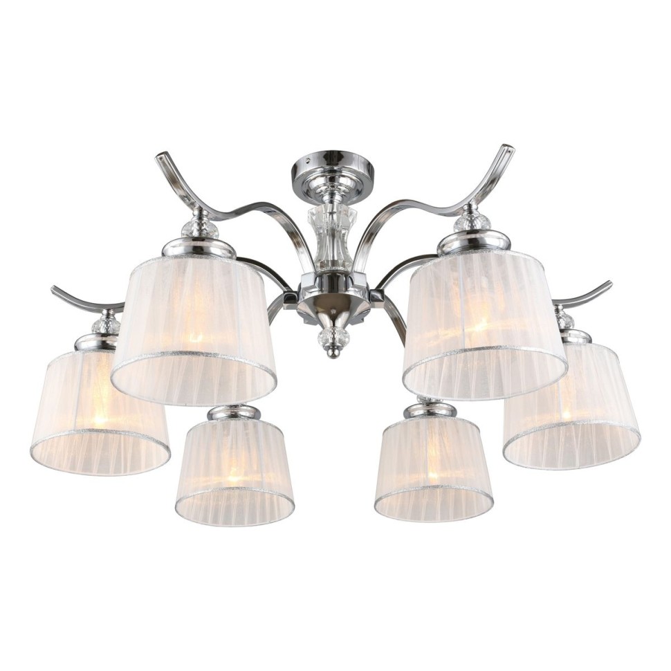 OML-88407-06 OMNILUX потолочная люстра Arosio, хром, E14*6*40W