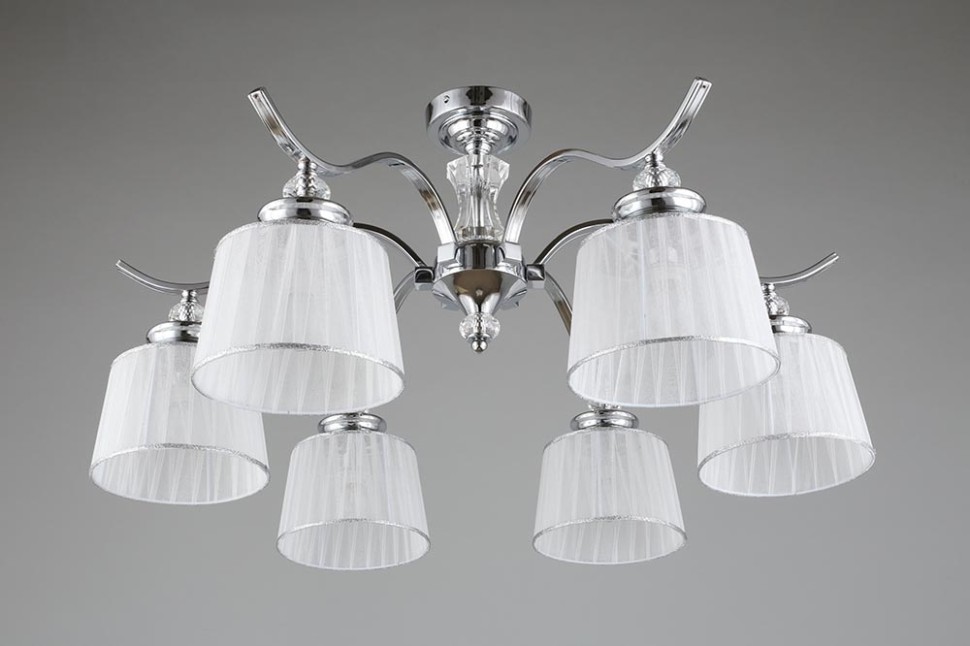 OML-88407-06 OMNILUX потолочная люстра Arosio, хром, E14*6*40W