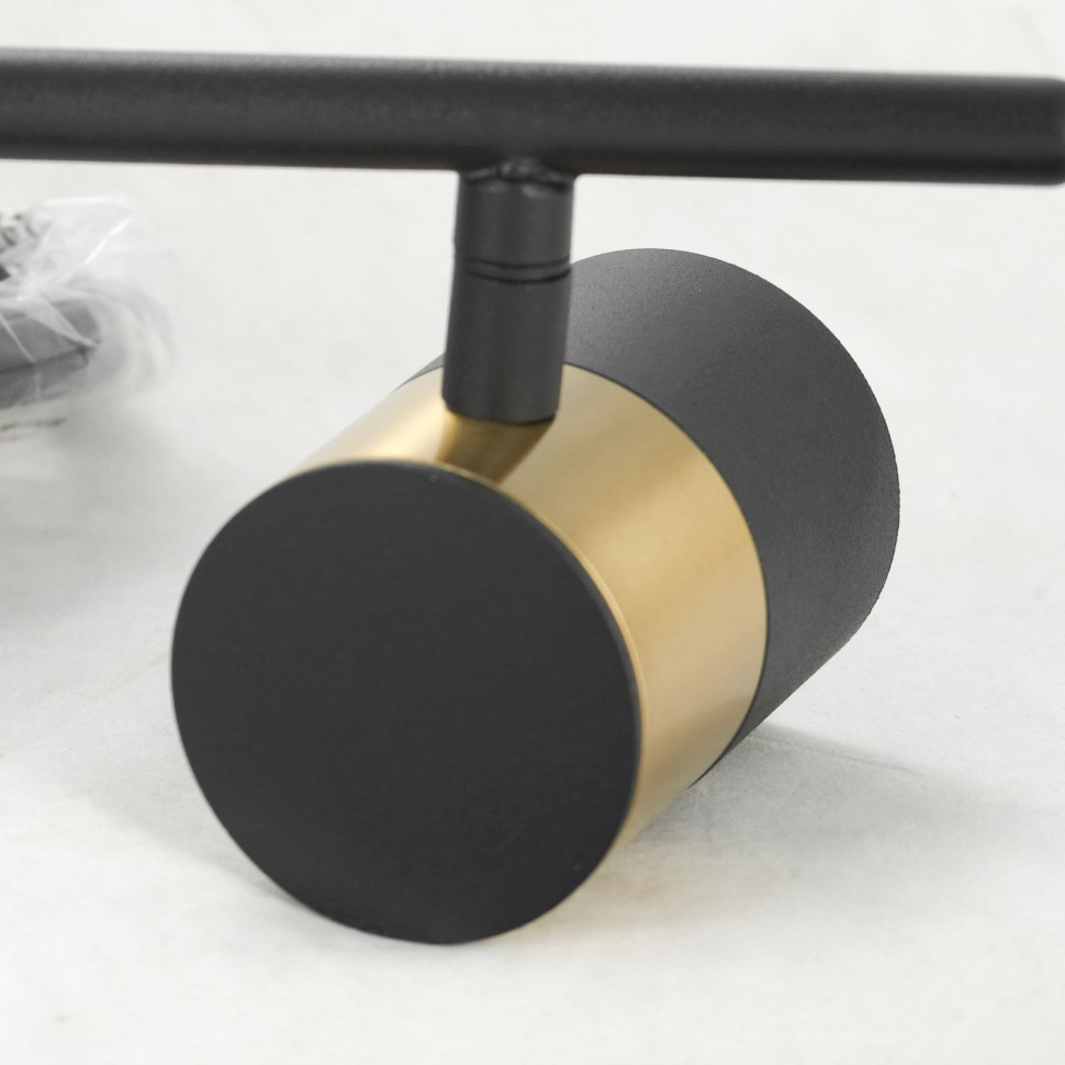 LSP-8377 LUSSOLE люстра на штанге Gilbert, GU10*10*50W