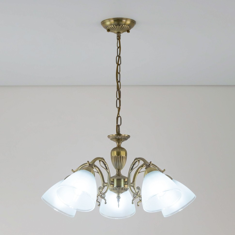 CL413251 CITILUX подвесная/потолочная люстра Латур, бронза, E27*5*75W