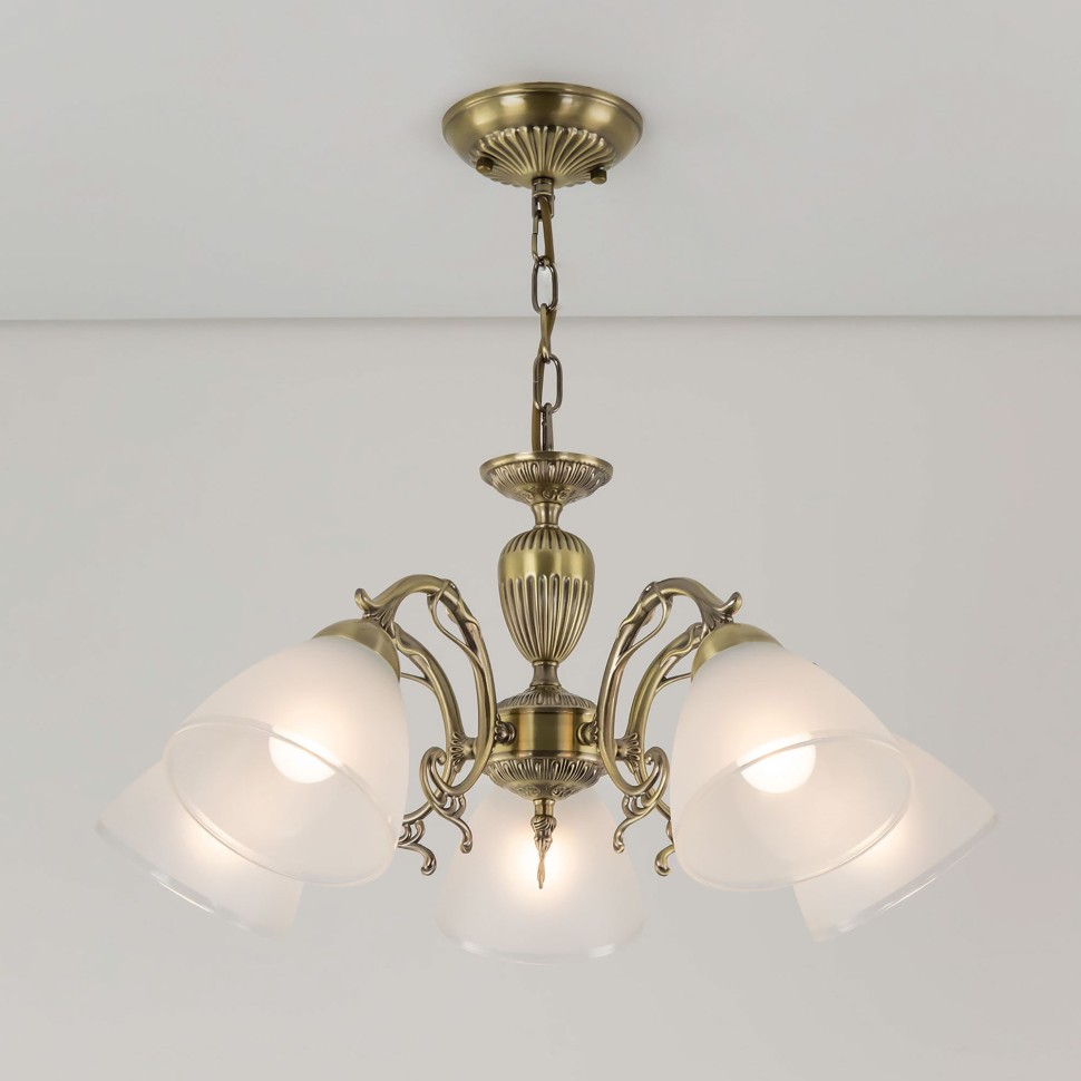 CL413251 CITILUX подвесная/потолочная люстра Латур, бронза, E27*5*75W