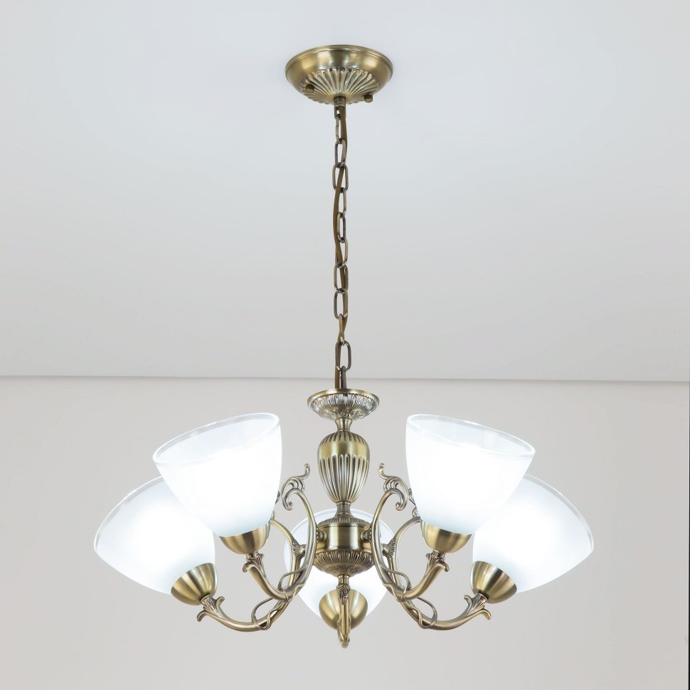 CL413251 CITILUX подвесная/потолочная люстра Латур, бронза, E27*5*75W