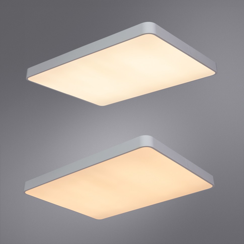 A2662PL-1WH Arte Lamp Scena белый накладной LED светильник с пультом 60х80см, 140W, 9800Lm