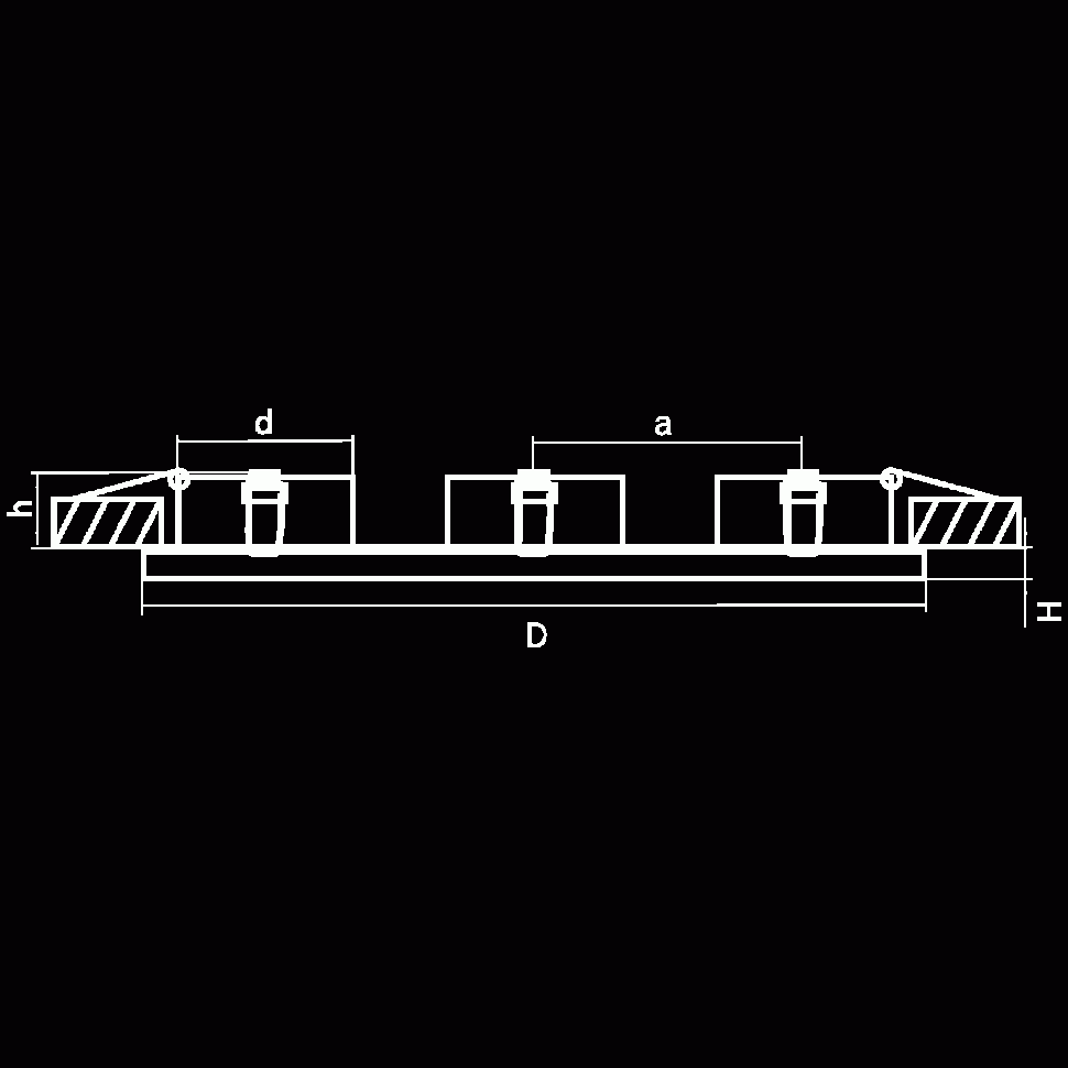214337 LightStar Светильник встраиваемый INTERO 111