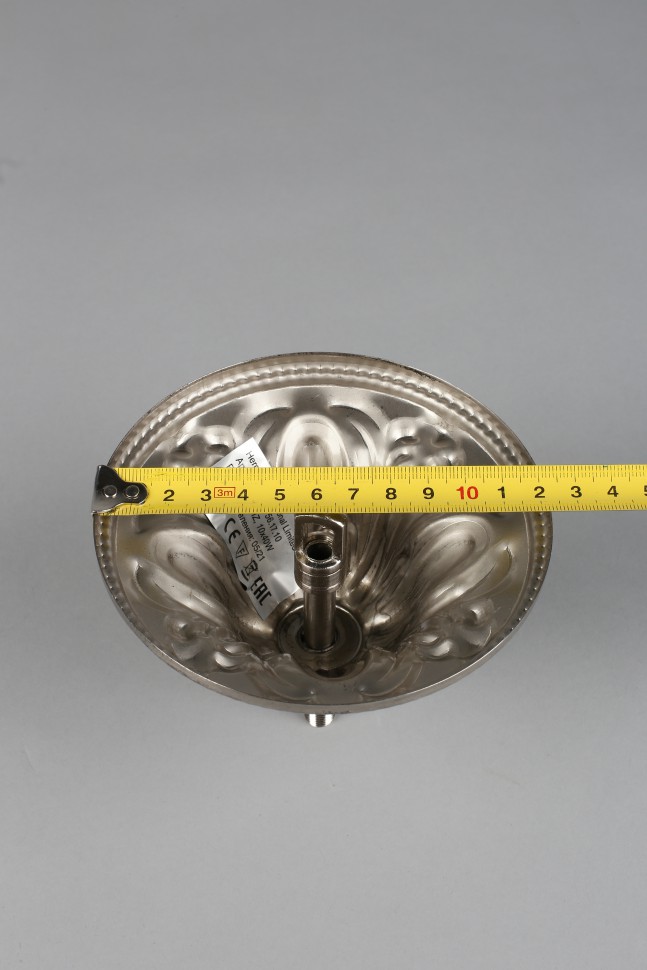 APL.756.17.10 APLOYT потолочная хрустальная люстра Helcia, никель, 60см