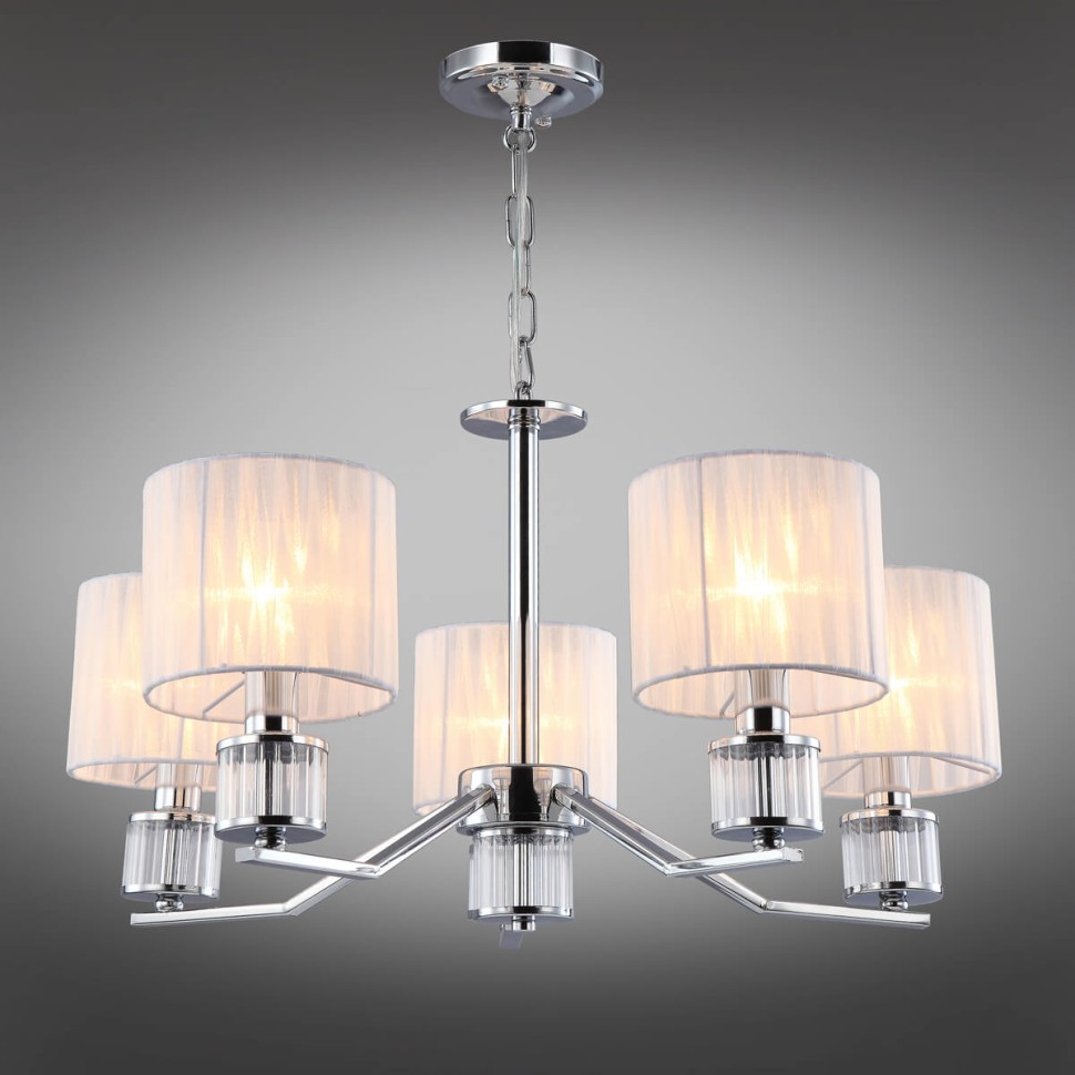 OML-66403-05 OMNILUX подвесная люстра Grandate, хром