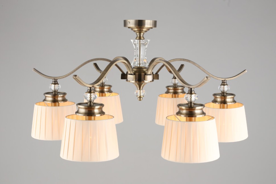 OML-88417-06 OMNILUX потолочная люстра Arosio, бронза, E14*6*40W