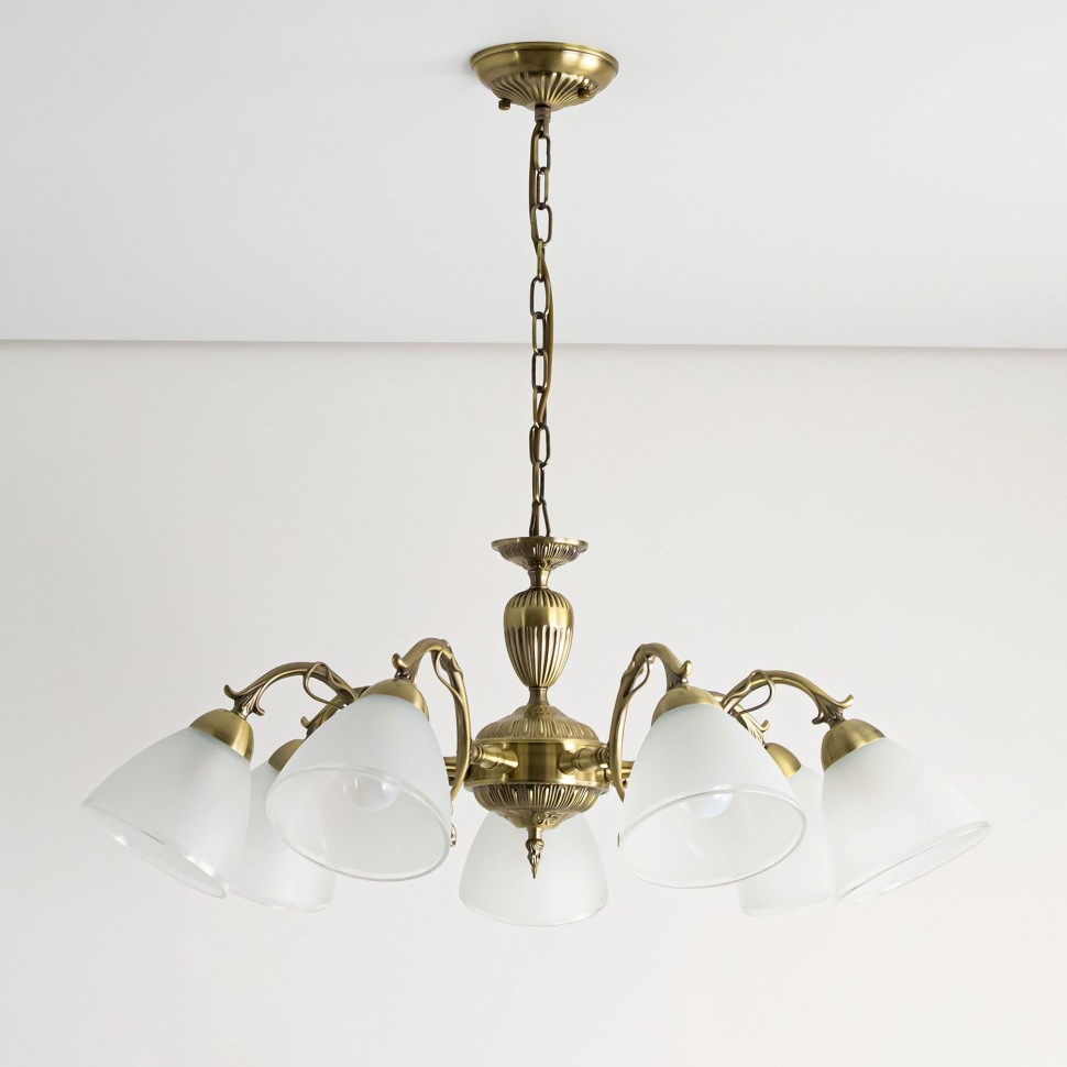 CL413271 CITILUX подвесная/потолочная люстра Латур, бронза, E27*7*75W