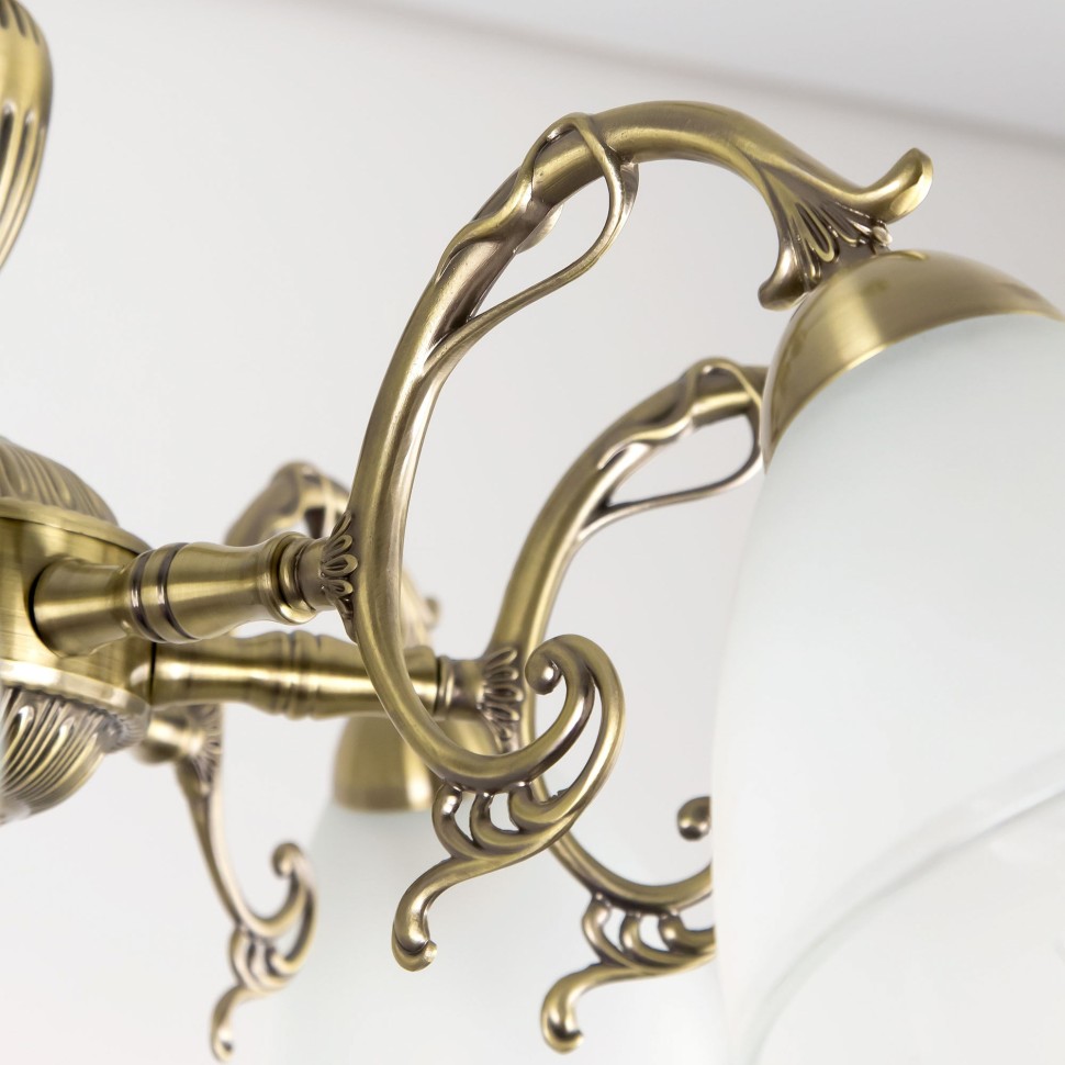 CL413271 CITILUX подвесная/потолочная люстра Латур, бронза, E27*7*75W