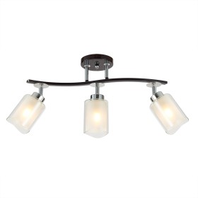 CL156132 Citilux Потолочный светильник на штанге Фортуна, венге, хром, E27*3*75W