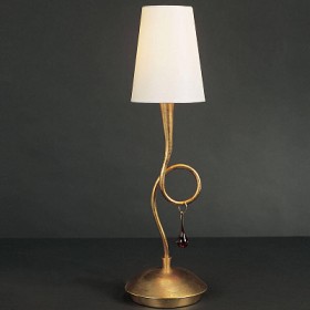 3545 Mantra Настольная лампа Paola Painted Gold 
