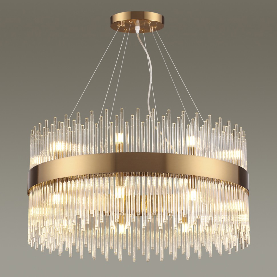 4722/18 ODEON LIGHT HALL Подвесная люстра FOCCO, бронза, G9*18*33W