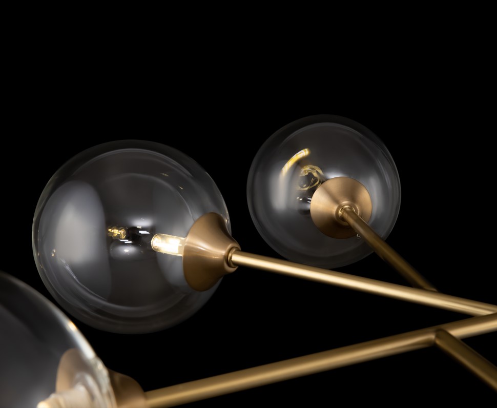 FR5115PL-08BZ FREYA потолочная люстра на штанге Maddison, бронза, G9*8*40W