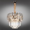 OML-81703-12 Omnilux Sangineto подвесная люстра хрусталь, 48см диаметр, E14*12*40W