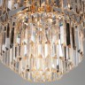OML-81703-12 Omnilux Sangineto подвесная люстра хрусталь, 48см диаметр, E14*12*40W