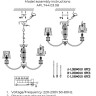 APL.744.03.08 APLOYT подвесная-потолочная люстра Zhaklin, E14*8*40W