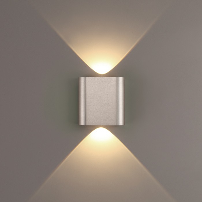 7106/2WL ODEON LIGHT MAGNUM Настенный светильник, никель, IP20, LED 2W, 3000K, 220V