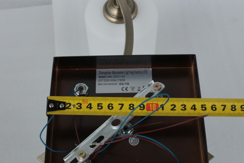 OML-55317-03 OMNILUX Pisticci потолочный светильник, бронза, E27*3*60W