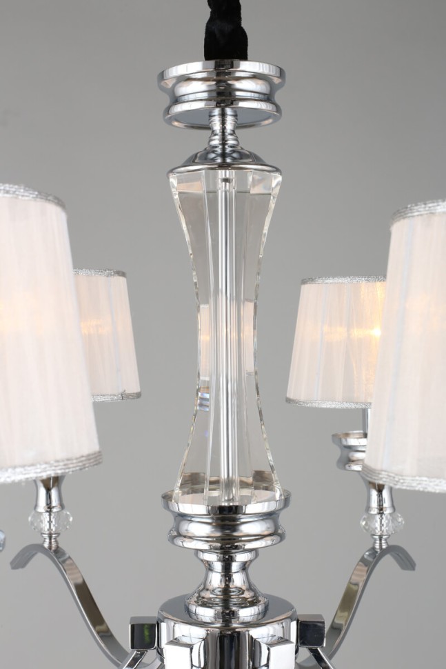 OML-88403-06 OMNILUX подвесная люстра Arosio, хром, E14*6*40W