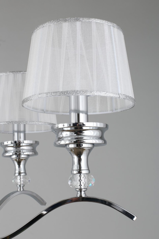 OML-88403-06 OMNILUX подвесная люстра Arosio, хром, E14*6*40W