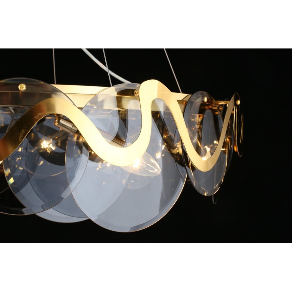 APL.828.03.10 APLOYT Подвесная люстра Salomi, E14*10*40W, бронза, дымчатый