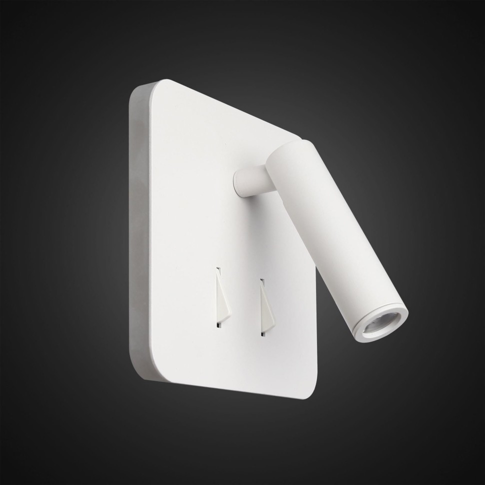 CL704420 CITILUX Декарт белое светодиодное бра с двойным светом, 2 выключателя, 6+3W, 3000K