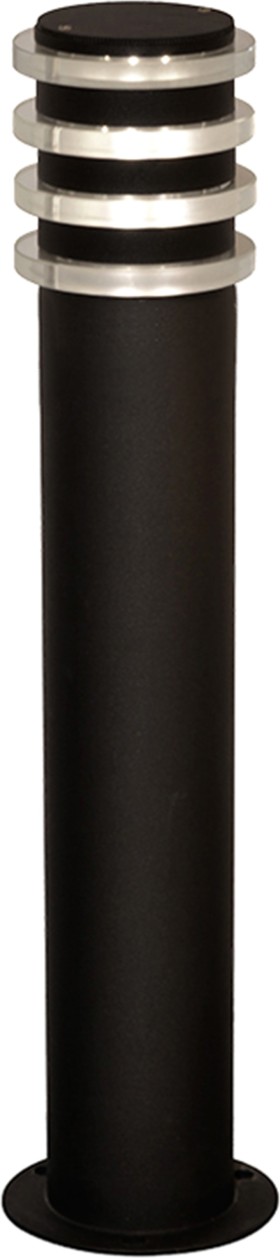 09314-60F,19 KINK LIGHT Глари черный наземный уличный светильник 60см, E27*1*60W, IP54